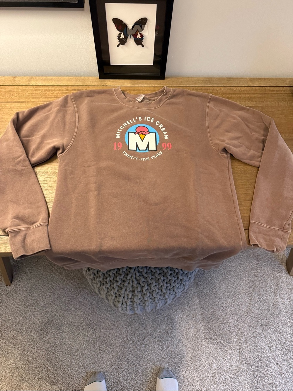 Mitchell’s Ice Cream Brown Crewneck Sweatshirt